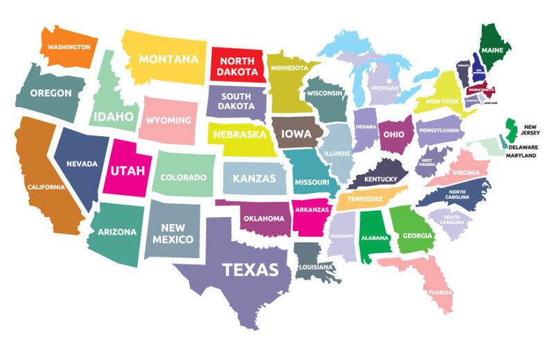 Map of the United States